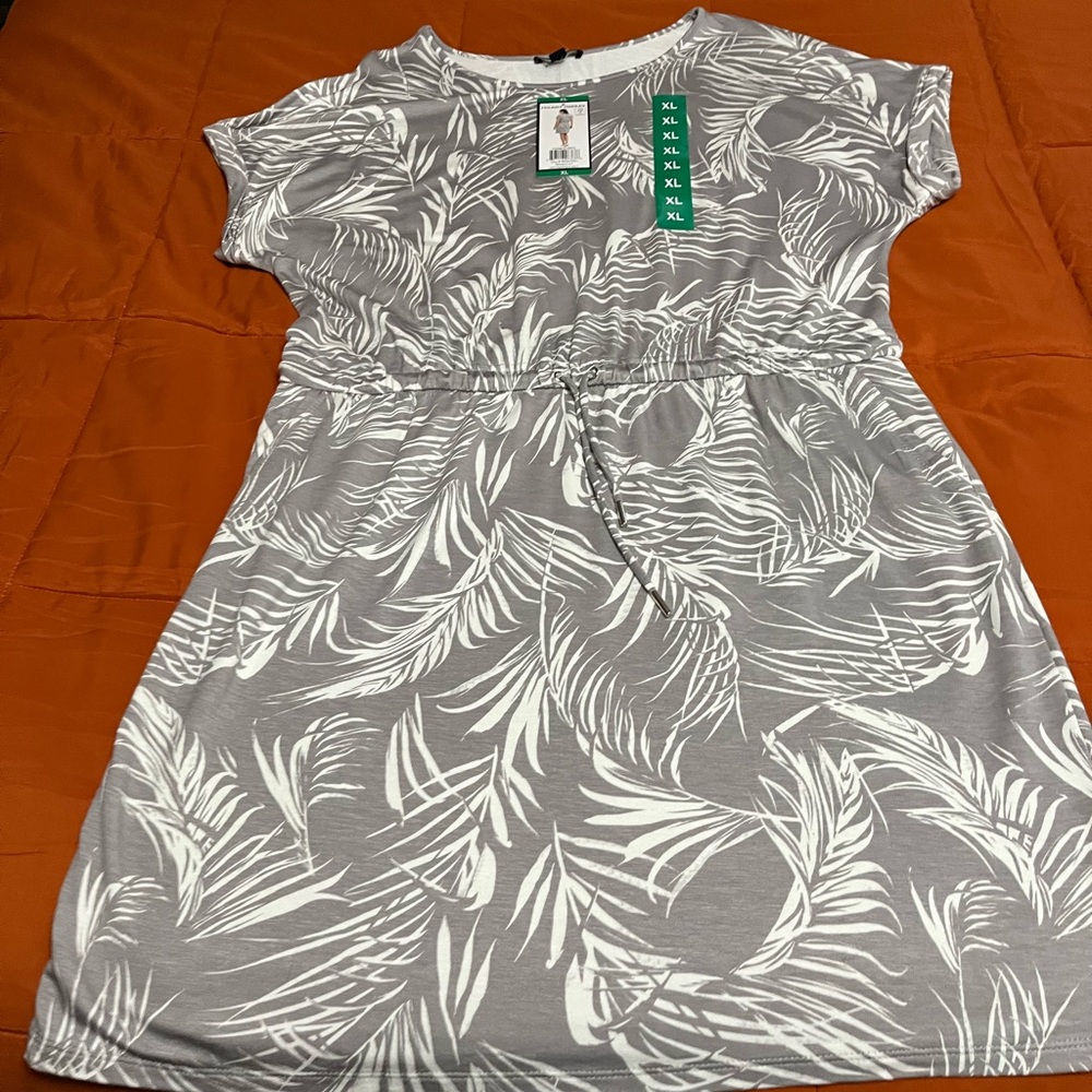 Gray summer dress